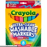 Crayola 8 Count Washable Bright Markers  B0013WG2CY